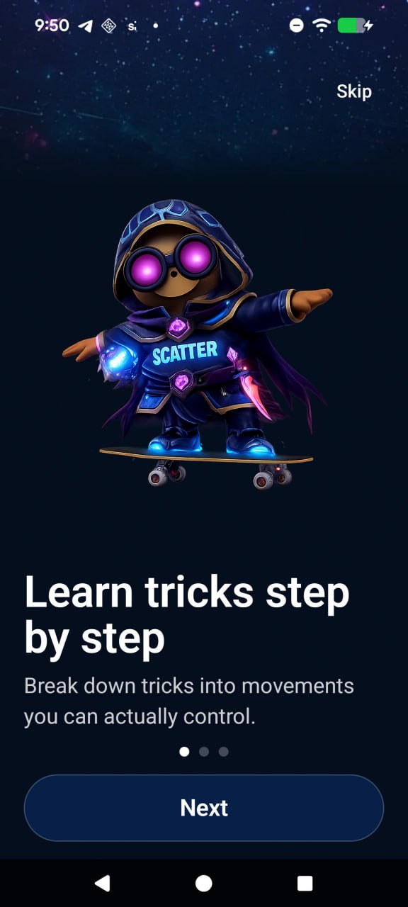 Scatter Trick Flow Lab Screenshot